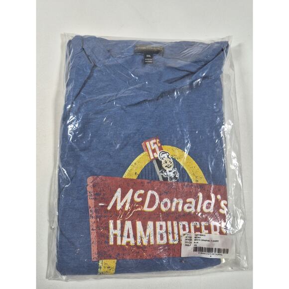 McDonald's 5¢ Hamburger T-Shirt Mens 3XL Brand New-in package - Picture 1 of 3